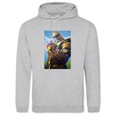 Худі з принтом Фортнайт Танос - 2XL сірий
