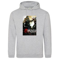 Hoodie with Print Gears Of War Strong Hero - 2XL grey
