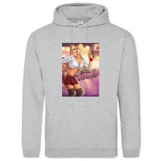 Худи с принтом ГТА Shame Девушка Принт - 2XL серый