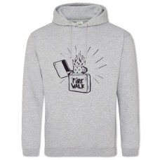 Худи с принтом Странная ЖИзнь Огонь Прогулка - 2XL серый