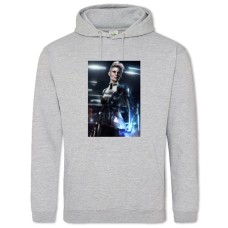 Худі з принтом Мас Ефект Принт - 2XL сірий