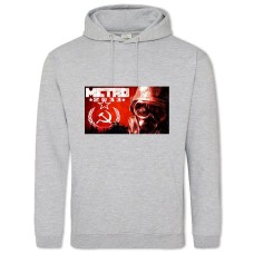 Худі з принтом Метро Принт - 2XL сірий