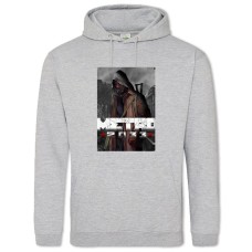 Худі з принтом Метро 2033 Принт - 2XL сірий