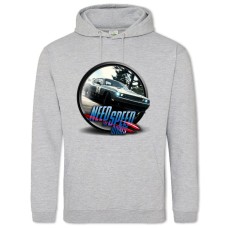 Hoodie with Print NFS Print - 2XL grey