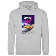 Hoodie with Print NFS Heat Print - 2XL grey
