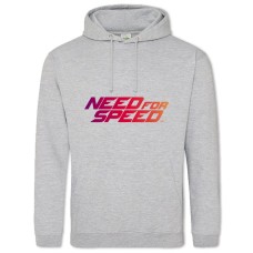 Hoodie with Print NFS Bright Logo - 2XL grey