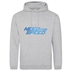Hoodie with Print NFS Blue Logo - 2XL grey