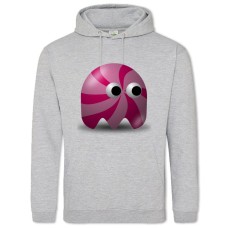 Худи с принтом Пакман Конфета Герой - 2XL серый