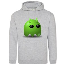 Худи с принтом Пакман Чужой Герой - 2XL серый