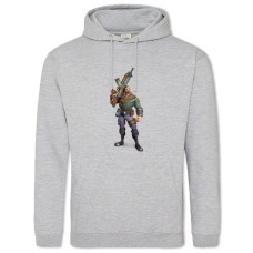 Худі з принтом Паладин Віктор - 2XL сірий
