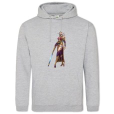 Худі з принтом Паладин Ліан - 2XL сірий