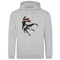 Hoodie with Print Persona 5 Girl Hero - 2XL grey