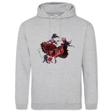 Hoodie with Print Persona 5 Heroes Print - 2XL grey