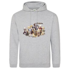 Hoodie with Print Ragnarok Print - 2XL grey