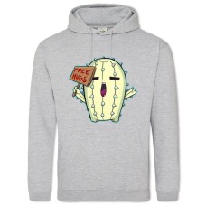 Hoodie with Print Ragnarok Free Hugs - 2XL grey