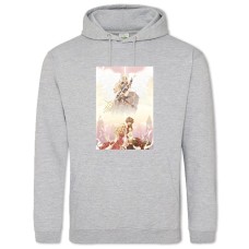 Hoodie with Print Ragnarok Theme - 2XL grey