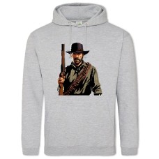 Hoodie with Print Red Dead Redemption Strong Hero Print - 2XL grey