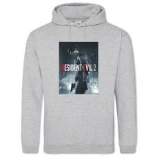 Hoodie with Print Resident Evil 2 Print - 2XL grey