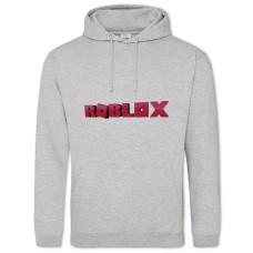 Худі з принтом Роблокс Логотип - 2XL сірий