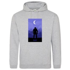 Hoodie with Print Rust Hero - 2XL grey