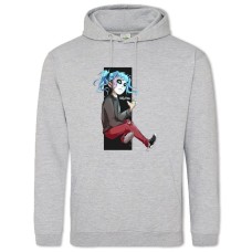 Hoodie with Print Sally Face Hero - 2XL grey