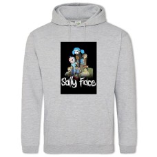 Hoodie with Print Sally Face Theme - 2XL grey