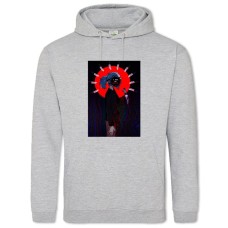 Hoodie with Print Sally Face Print - 2XL grey