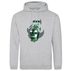 Hoodie with Print Sea Of ​​Thieves Skeleton - 2XL grey