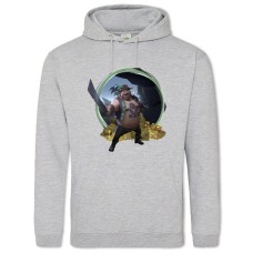 Hoodie with Print Sea Of ​​Thieves Cute Print Hero - 2XL grey