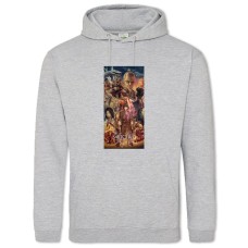 Hoodie with Print Sekiro Shadow Die Twice Theme - 2XL grey
