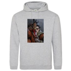 Hoodie with Print Sekiro Shadow Die Twice Hero - 2XL grey