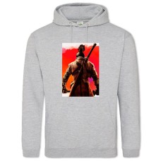 Hoodie with Print Sekiro Shadow Die Twice Print Hero - 2XL grey