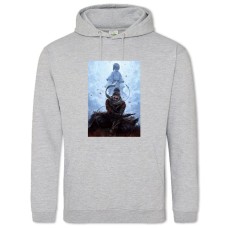 Hoodie with Print Sekiro Shadow Die Twice Main Hero - 2XL grey