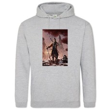 Hoodie with Print Sekiro Shadow Die Twice Print Main Hero - 2XL grey