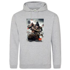Hoodie with Print Sekiro Shadow Die Twice Theme Print - 2XL grey