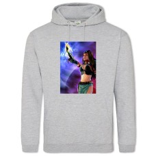 Hoodie with Print Spellforce Magic Girl - 2XL grey