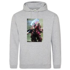 Худи с принтом Всплеск Принт - 2XL серый