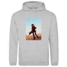 Hoodie with Print Team Fortress Theme - 2XL grey