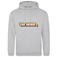 Hoodie with Print Team Fortress 2 Logo - 2XL grey