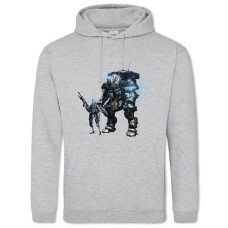 Hoodie with Print Titanfall Heroes - 2XL grey