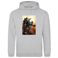 Hoodie with Print Titanfall Print - 2XL grey
