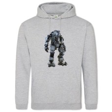 Hoodie with Print Titanfall Creature Print - 2XL grey