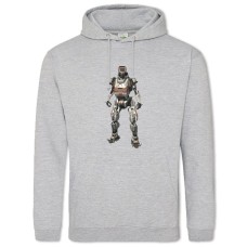 Hoodie with Print Titanfall Theme Createre Print - 2XL grey