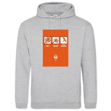 Hoodie with Print The Elder Scrolls Fun Print - 2XL grey