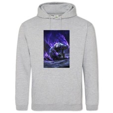 Hoodie with Print The Elder Scrolls Magic Hero - 2XL grey