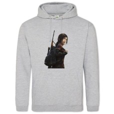 Hoodie with Print The Last Of Us Ellie - 2XL grey