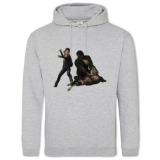 Hoodie with Print The Last Of Us Print - 2XL grey