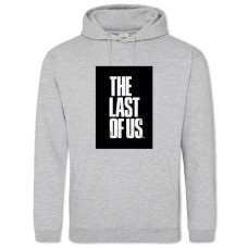 Hoodie with Print The Last Of Us Logo - 2XL grey