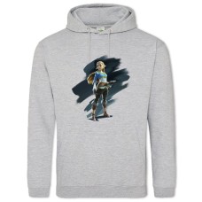 Hoodie with Print The Legend Of Zelda Hero Print - 2XL grey
