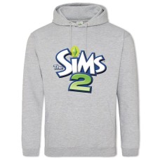 Hoodie with Print The Sims 2 Logo - 2XL grey